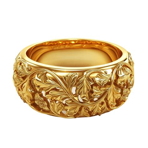 Gold Wedding Ring Ai Generative 48931136 Png