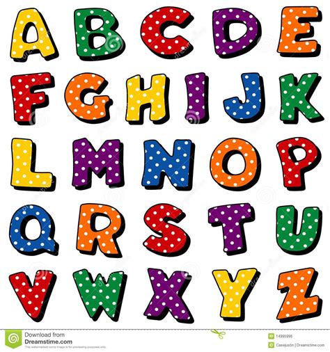 Polka Dot Alphabet Alphabet Letters To Print Lettering Alphabet