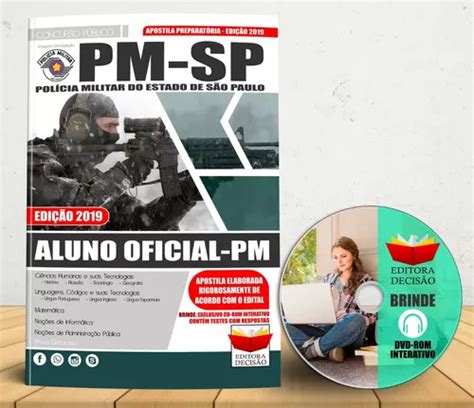 Apostila Pm Sp Aluno Oficial Preparatória 2019 Concurso Parcelamento