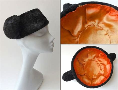 Vintage Matador Montera Hat Cap Etsy Hats Vintage Black Faux Fur