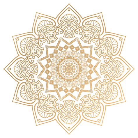 Novo Design De Mandala De Ouro De Luxo PNG Mandala Mandala Luxária