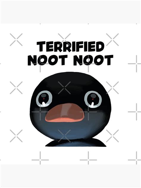 "Terrified Noot Noot Pingu Meme" Photographic Print for Sale by ...