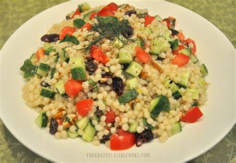 Lemon Herb Couscous Salad The Grateful Girl Cooks