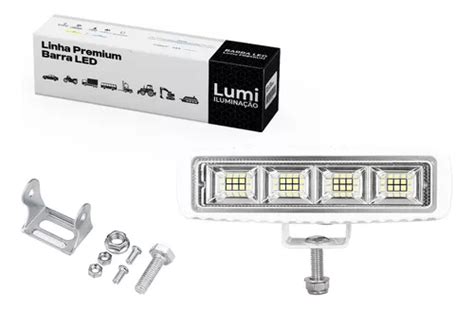 Kit Farol De Barra Led W Auxilar Off Road Caminh O Barco