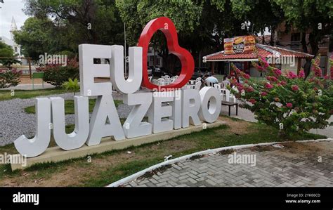 juazeiro bahia brazil november   sign   city