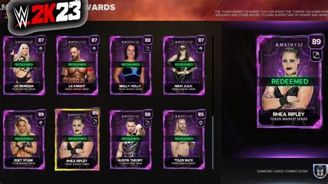 New Amethyst Token Market Rhea Ripley Jerry The King Lawler The