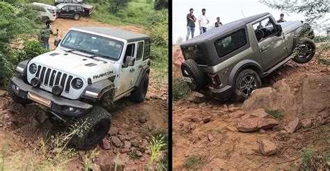 Watch Jeep Wrangler Rubicon Mahindra Thar V Cross Other SUVs Go