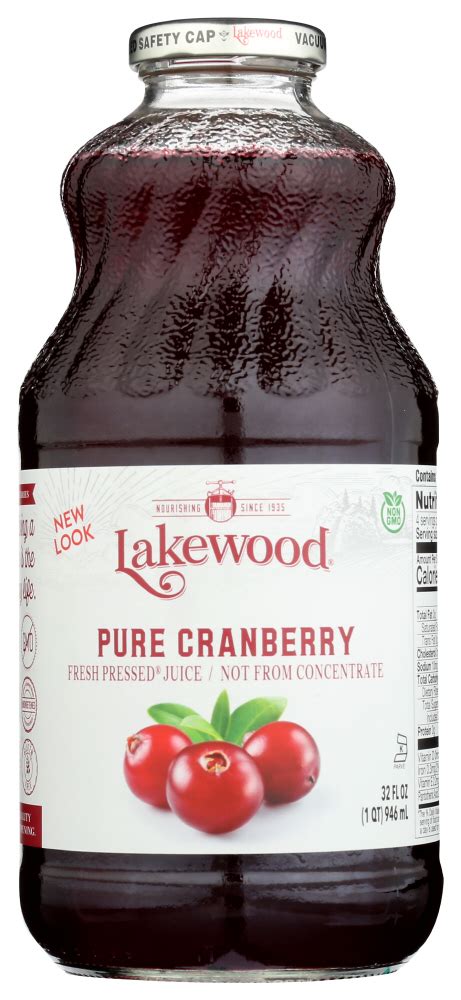 Lakewood Concentrated Pure Cranberry Juice 32 Fl Oz