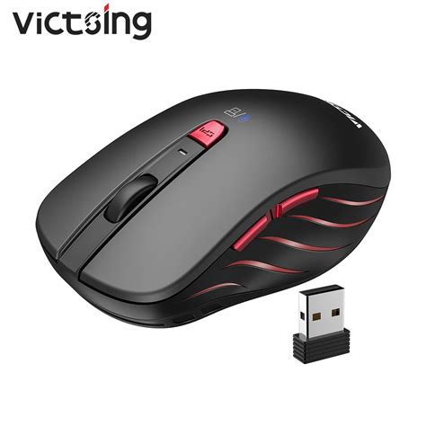 Victsing Pc120 Bluetooth Mouse 24g Wireless Computer Mouse Dual Mode