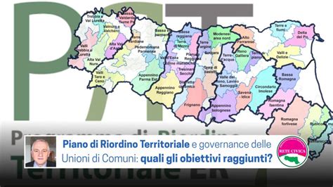 Piano Di Riordino Territoriale E Governance Delle Unioni Di Comuni