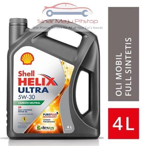 Jual OLI MOBIL FULL SYNTHETIC SHELL HELIX ULTRA HX8 CARBON NEUTRAL