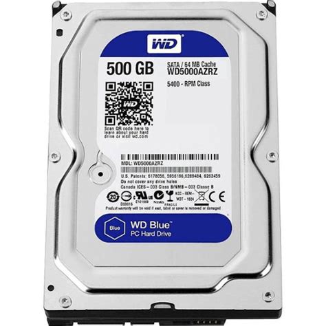 WD Blue 500GB Internal SATA Hard Drive for Desktops WD5000AZRZ - Best Buy