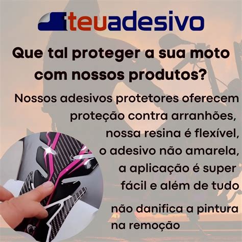 Adesivo Resinado Gravata Tanque E Bocal Moto Yamaha Transparente