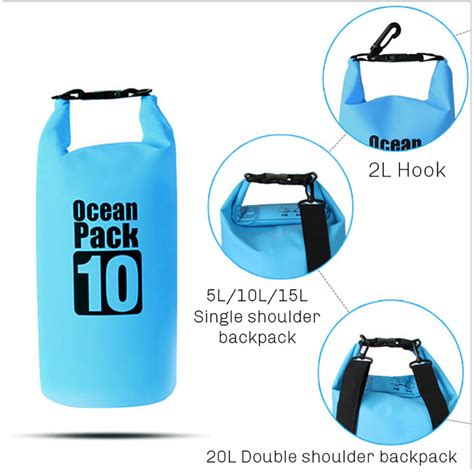 Outdoor Floating Waterproof Dry Bag Ocean Pack 2l5l10l15l20l