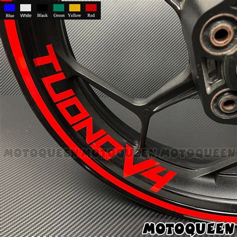 X Strips X Custom Label Iner Rims Decals Motorcycle Wheels