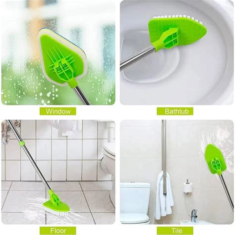 Long Handle Scrub Cleaning Brush Shower Cleaning Brush Retractable