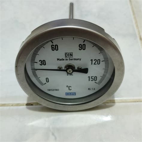 Jual Wika Thermometer Payung D C Thermowell Panjang Cm Drat