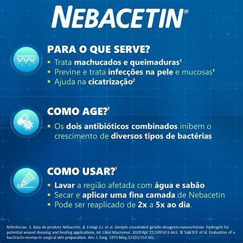 Nebacetin Pomada 15g Para Que Serve E Como Funciona