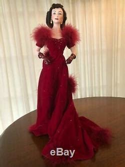 Franklin Mint Heirloom Porcelain Doll Scarlett O Hara Gone With The