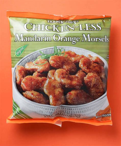 Trader Joe's Chickenless Mandarin Orange Morsels - BecomeBetty.com