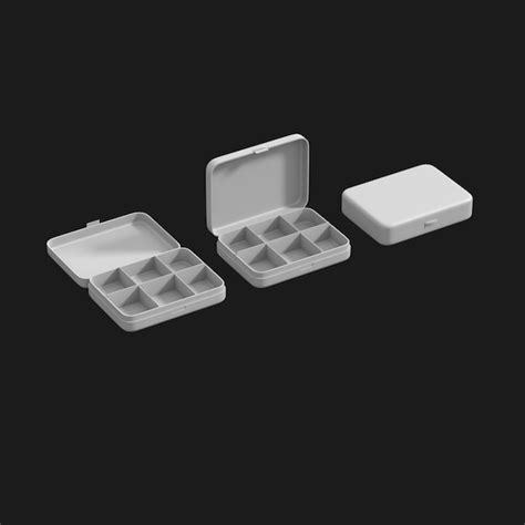 Download Pill Box 012 3d Models For Free Freepik