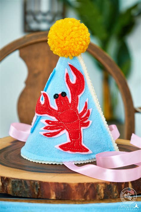 Fishing Birthday Hat Crawfish Hat Baby Outfit Lobster Fish One Etsy