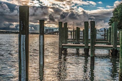 Waterfront Restaurant in Norfolk Virginia Usa Stock Photo - Image of ...