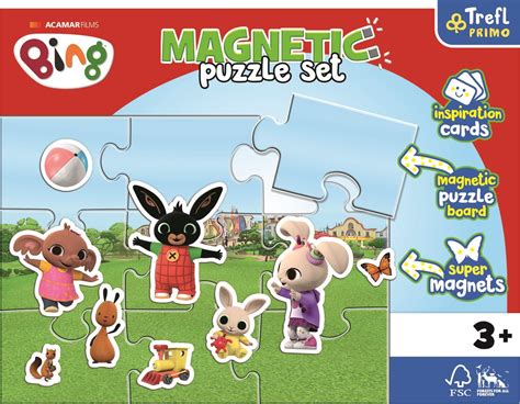 TREFL Magnetická puzzle sada Zábavný svět králíčka Binga e shop MAXMAX cz