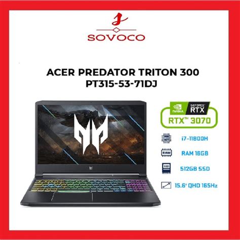 Laptop Acer Predator Triton Pt Dj Nh Qdssv Lazada Vn