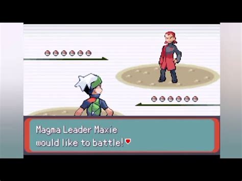 Pokemon Elite Redux Elite Mode Team Magma Leader Maxie Mt Chimney