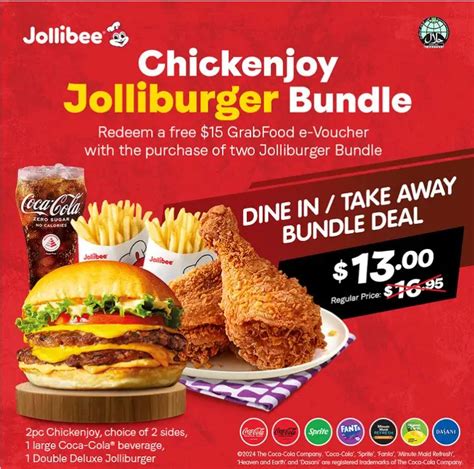 JOLLIBEE SINGAPORE MENU PRICES 2024