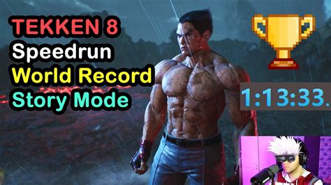 TEKKEN 8 Speedrun World Record Story Mode MEDIUM 1 13 33 WR Bad