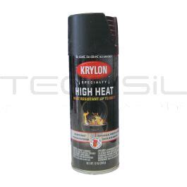 Techsil Krylon High Heat Satin Black Paint Oz Can