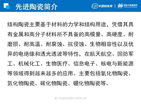 37页ppt了解先进陶瓷及国内相关研究机构 要闻 资讯 中国粉体网