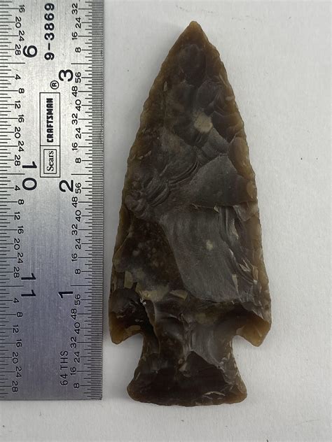 Bid Now Hardin Indian Artifact Arrowhead Invalid Date Cdt