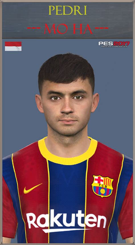 Faces By Mo Ha Pes 2017 Pedri FC Barcelona