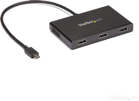 3 Port Multi Monitor Adapter Usb C To 3x Hdmi Video