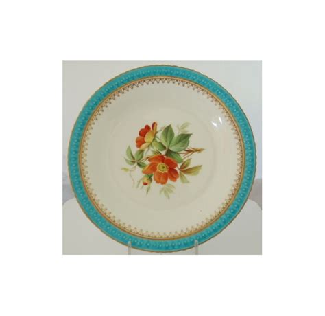 Victorian hand painted plate - VINTAGE TREASURE