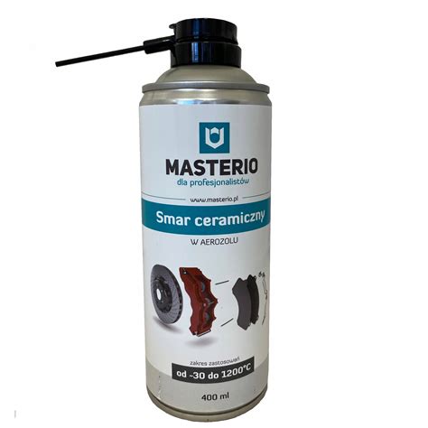 SMAR CERAMICZNY DO HAMULCÓW ŚRUB 400ML MASTERIO SMARCERAMICZNY400ML za