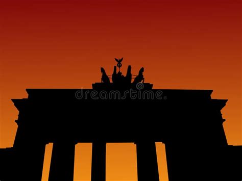 Brandenburg Gate Silhouette Stock Illustrations – 357 Brandenburg Gate ...