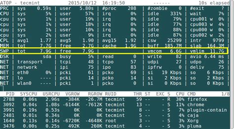 Useful Commands To Monitor Swap Space Usage In Linux