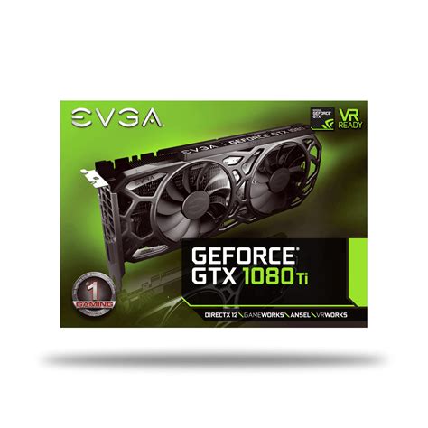 Evga Products Evga Geforce Gtx 1080 Ti Sc Black Edition Gaming 11g P4 6393 Kr 11gb Gddr5x