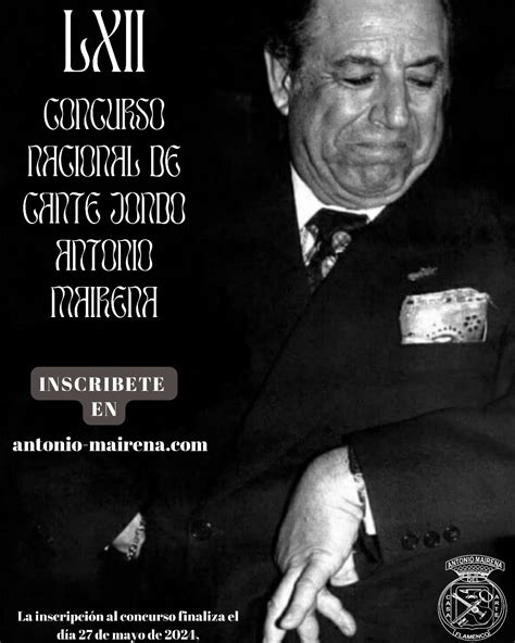 El Concurso Nacional De Cante Jondo Antonio Mairena Anuncia La Apertura