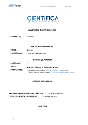 Informe de Lab Quimica copien M a n u a l d e P r á c t i c a d e Q