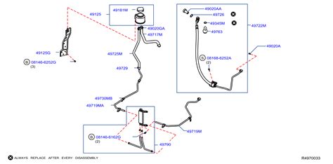 Nissan Nv Tube Return Power Steering Engine Pd B