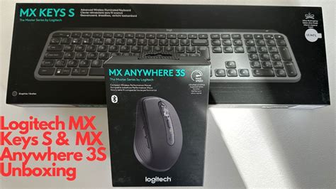 Logitech Mx Keys S And Mx Anywhere 3s Perfect Wireless Usb C Rechargeable Mouse And Keyboard