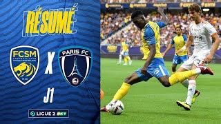 Le résumé de FCSM Paris FC 1ère journée de Ligue 2 BKT by FC Sochaux