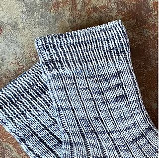 Ravelry Basic Ribbed Crew Socks Pattern By Dean And Bean S Sock Machines