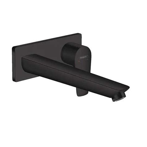 HG Talis E Basin Mixer Wall Matt Black EuroBath