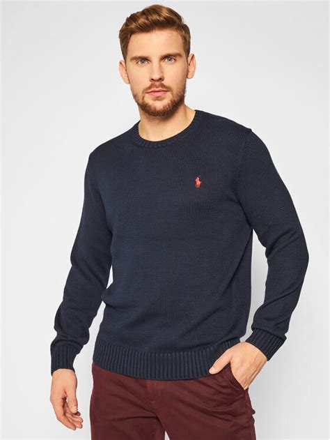 Polo Ralph Lauren Pull Classic Bleu Marine Regular Fit